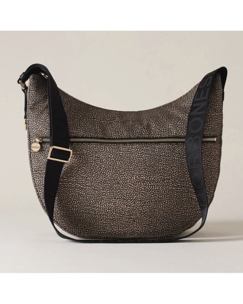 MEZZALUNA GRANDE CON ZIP ESTERNA