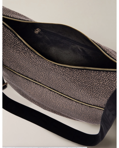 MEZZALUNA GRANDE CON ZIP ESTERNA