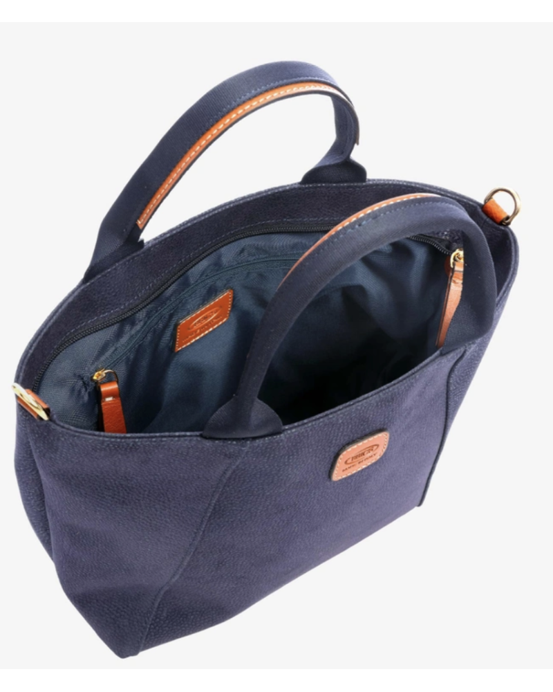 SHOPPING PICCOLA CON MANICI E TRACOLLA