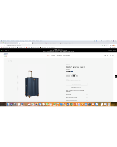 TROLLEY GRANDE 4 RUOTE ESPANDIBILE CM 53*78*31/35