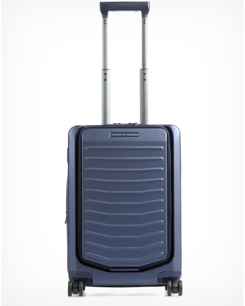 TROLLEY PICCOLO 4 RUOTE CON TASCA ESTERNA CM 38*55*23/27