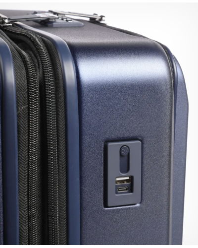 TROLLEY PICCOLO 4 RUOTE CON TASCA ESTERNA CM 38*55*23/27