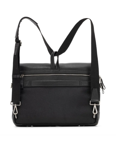 TRACOLLA GRANDE TESSUTO E PELLE CON P.PC