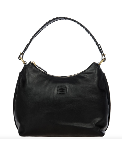 HOBO CON MANICO INTRECCIATO E TRACOLLA