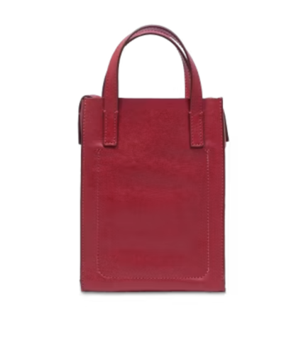 BORSA DUE MANICI PICCOLA CON TRACOLLA CM 15,5*21*5