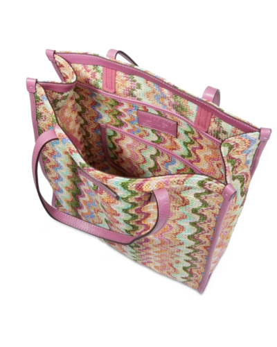 SHOPPER VERTICALE IN RAFFIA CM 33*37*10