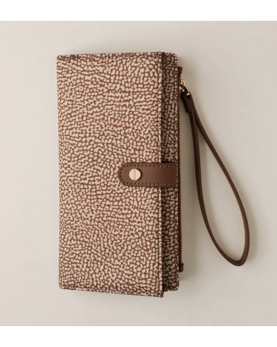 PORTAFOGLIO CON ZIP E PORTA TELEFONO