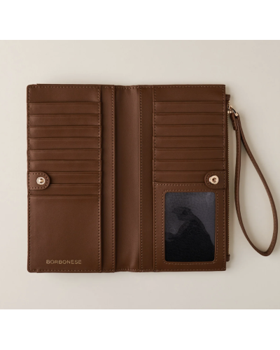 PORTAFOGLIO CON ZIP E PORTA TELEFONO