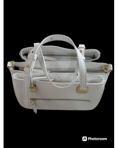 BORSA DUE MANICI 3 SOFFIETTI  CON TRACOLLA