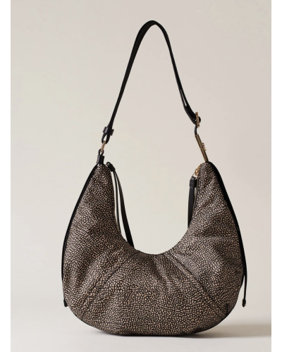 BORSA HOBO PICCOLA CON ZIP ESTERNA