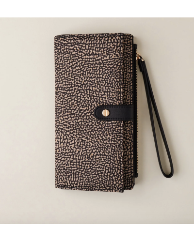 PORTAFOGLIO CON ZIP E PORTA TELEFONO