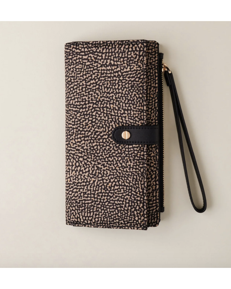 PORTAFOGLIO CON ZIP E PORTA TELEFONO