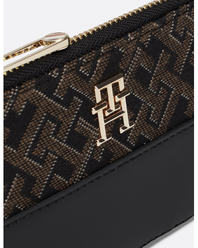 PORTA CARTE DI CREDITO CON ZIP E STAMPA LOGATA