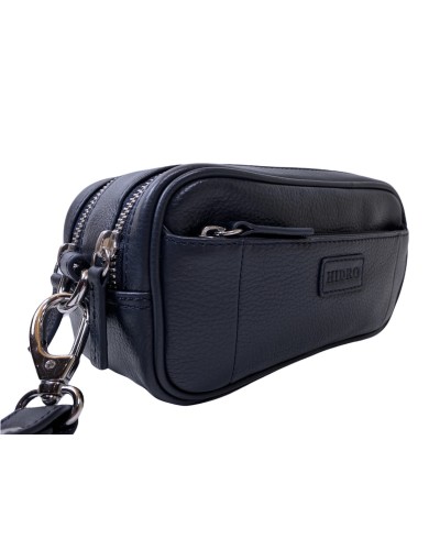 POCHETTE DOPPIA ZIP CON TASCA ESTERNA