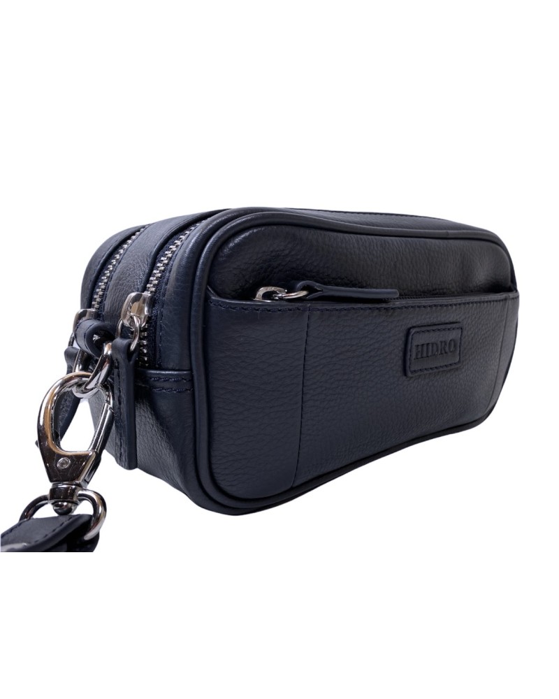 POCHETTE DOPPIA ZIP CON TASCA ESTERNA