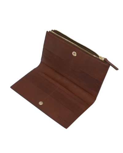 PORTAFOGLIO CON ZIP E PATTA