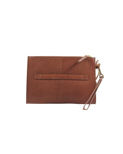 POCHETTE PIATTA CON ZIP ESTERNA