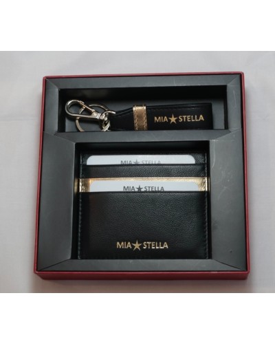 SET PORTA CARTE DI CREDITO PIÃ™ PORTACHIAVI