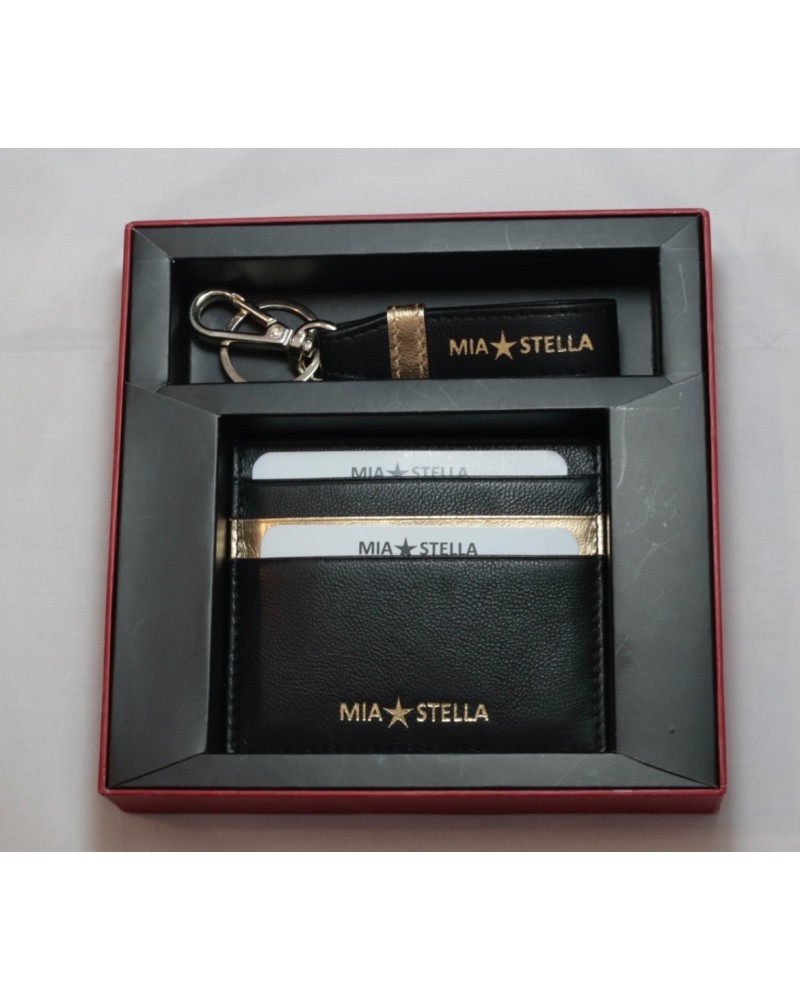 SET PORTA CARTE DI CREDITO PIÃ™ PORTACHIAVI