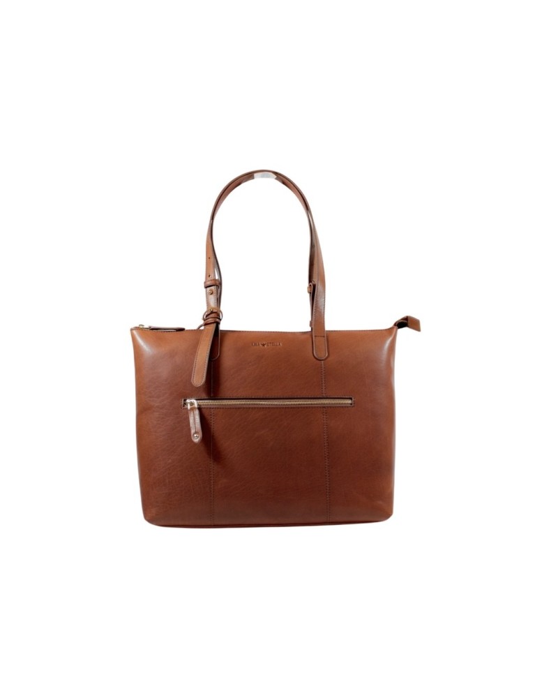 SHOPPING GRANDE CON MANICI REGOLABILI E ZIP ESTERNA