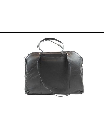 BORSA CON DOPPI MANICI E 3 SOFFIETTI