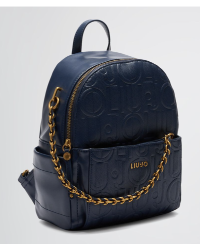 ZAINO LOGATO CON CATENA E TASCHE ESTERNE