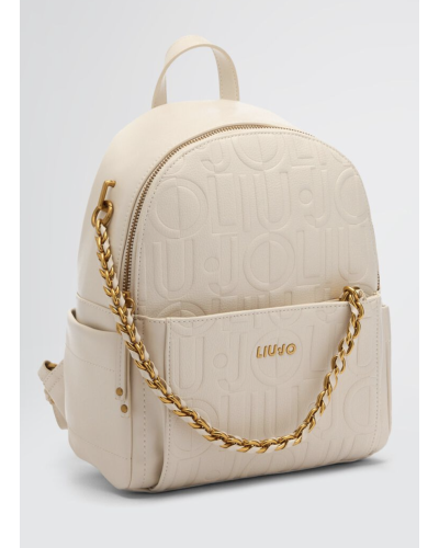 ZAINO LOGATO CON CATENA E TASCHE ESTERNE