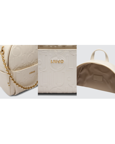 ZAINO LOGATO CON CATENA E TASCHE ESTERNE