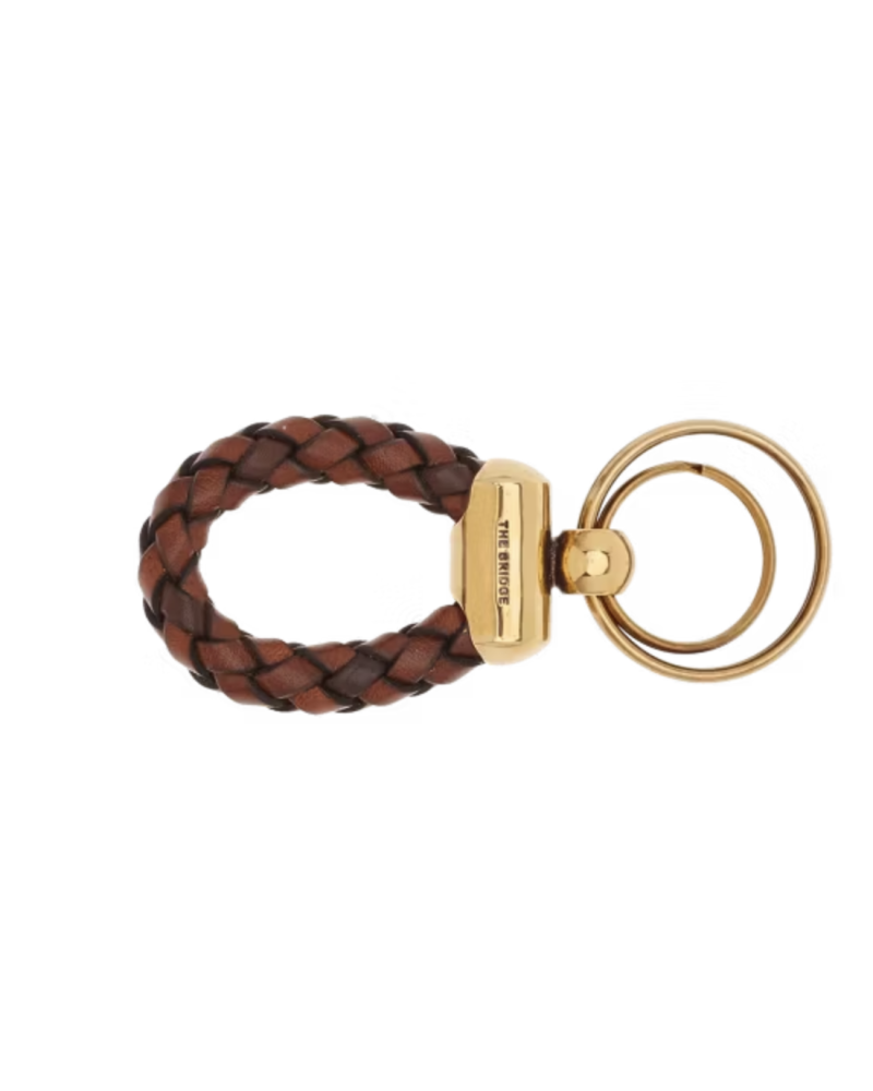 PORTACHIAVI CIONDOLO INTRECCIATO 2 GANCI